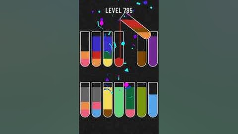 water sort puzzle - level 785