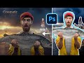 Blending  color grading like a pro   cinematic manipulation with photoshop