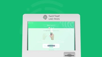 Verify your UAE PASS Account Through Kiosk