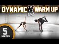 5 minute full body dynamic warmup stretch