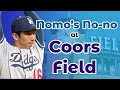 The GREATEST Game Ever Pitched: Hideo Nomo's No Hitter at Coors Field, an in depth analysis