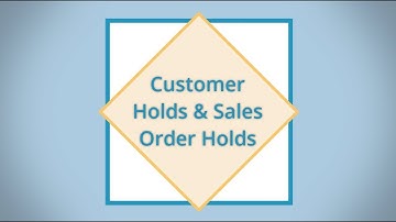 How to manage Customer Holds and Sales Order Holds
