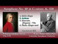 Mozart: Symphony No. 40, Walter & ColumbiaSO (1959) モーツァルト 交響曲第40番 ワルター