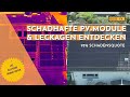 Schadhafte pvmodule und leckagen entdecken