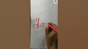 calligraphy of name janvi #art #viralshorts #shorts #youtube #calligraphy #youtubeshorts