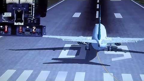 Boeing 737-800 take-off tutorial (default aircraft)