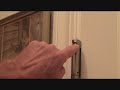 How to adjust a self closing door hinge