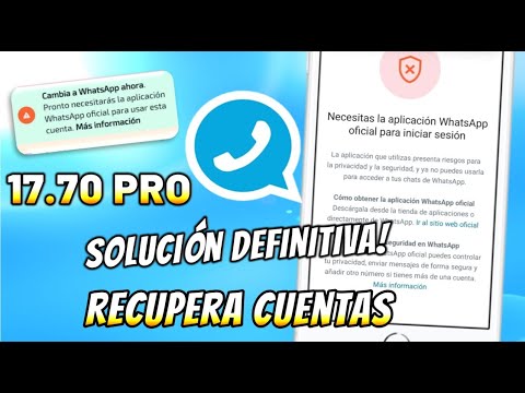 NUEVO WHATSAPP PLUS (Ultima Versión) ✅ SOLUCIONADO Baneo: Necesitas Instalar la versión Oficial 😱