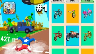 Bike Hop: Crazy BMX Bike Jump - Hyper Hybrid Casual - Gameplay Walkthrough (iOS & Android) screenshot 1