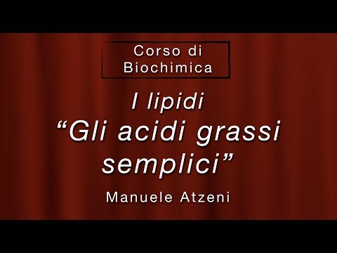 Video: Differenza Tra Lipidi Semplici E Complessi