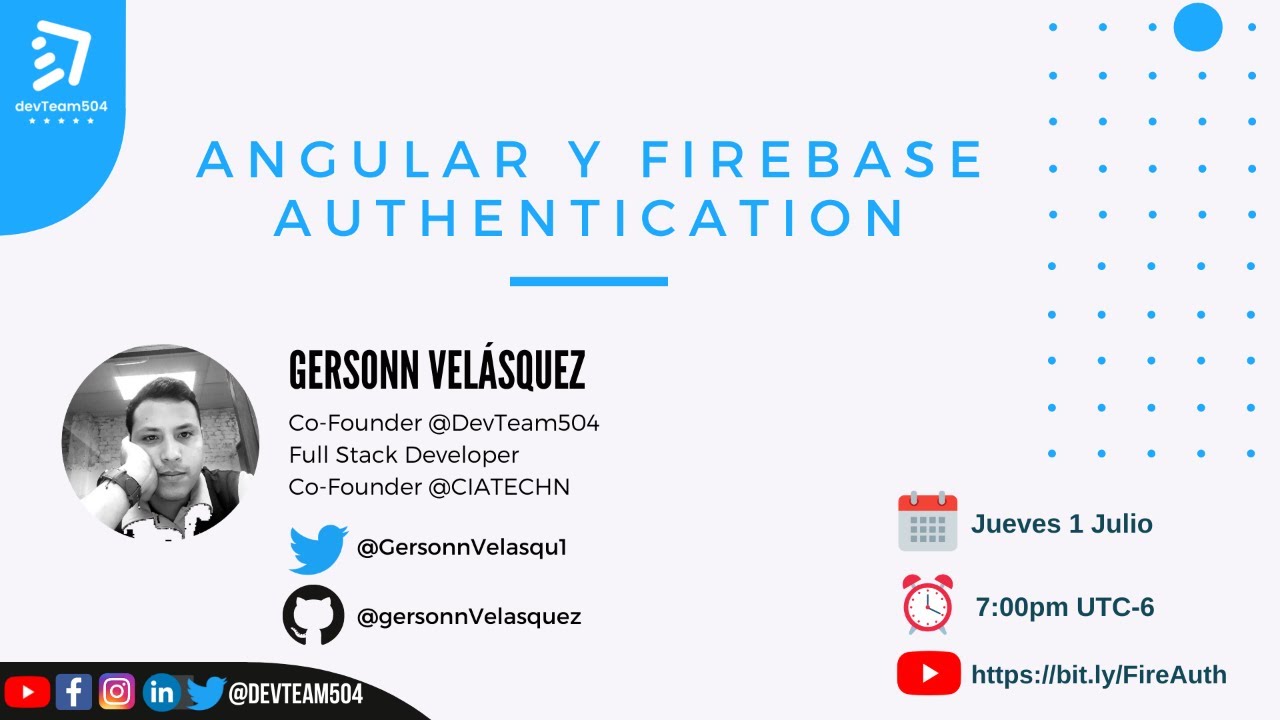 Angular y Firebase Authentication - YouTube