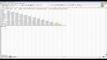 Correlation Matrix in Excel