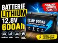 Calcul Pour Batterie Lithium 12.8V 600Ah