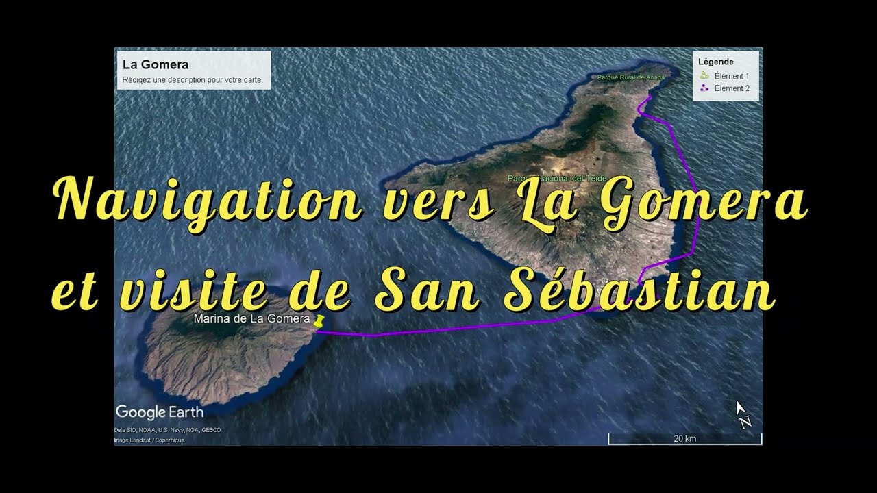 Navigation vers La Gomera