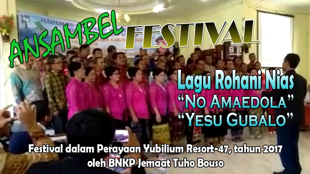 FESTIVAL ANSAMBEL LAGU ROHANI NIAS 