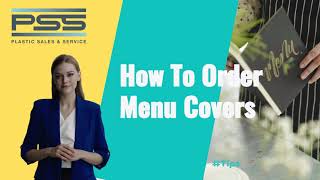 How to order your new restaurant menu cover