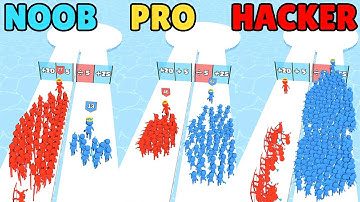 NOOB vs PRO vs HACKER in Archers Race 3D