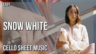 Cello Sheet Music: How to play Snow White by Laufey