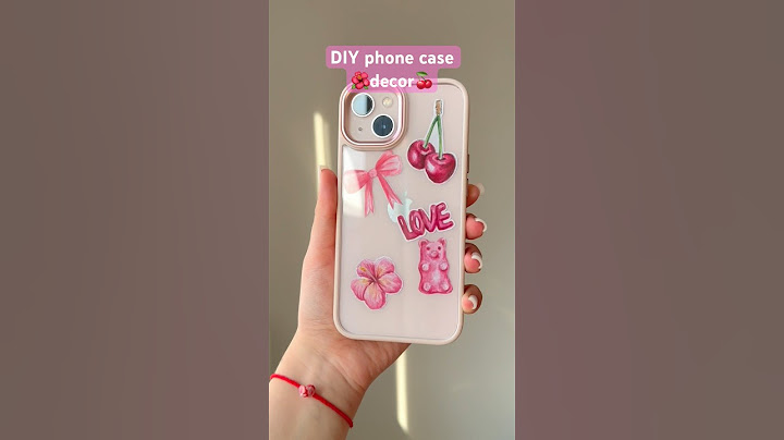 Phone case decor ideas💗