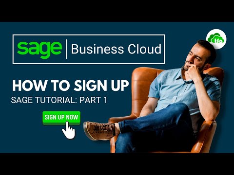 Sage Accounting Tutorial: How to sign-up for Sage cloud accounting