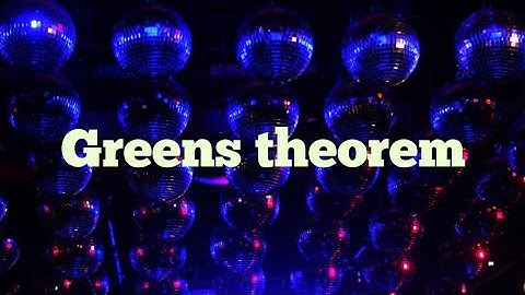 BSc 1st year Physics l Paper 2 l Greens theorem