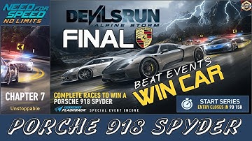 NFS No Limit: FLASHBACK - DEVILS RUN - ALPINE STORM - CHAPTER 7 - UNSTOPPABLE