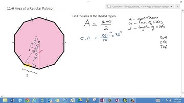 11-6 Area of a Regular Polygon
