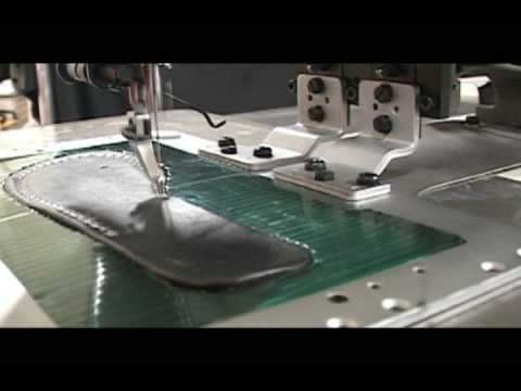 Além de bordados em jeans, a Máquina Filigrana Zoje faz também pontos decorativos em couro. Área de trabalho 22 x 11 cm.