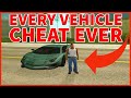 GTA San Andreas CHEATS (Every Vehicle Cheat)