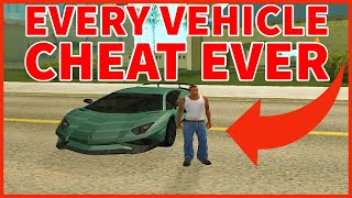 GTA San Andreas CHEATS (Every Vehicle Cheat) screenshot 5