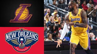 Lakers Vs Pelicans Lakers Gametimetv Lakers Team Highlights In Season Tournament Semi Finals