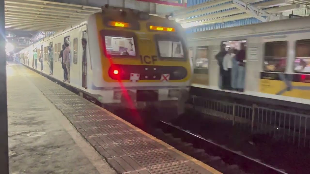 Local Train Arriving at Station l Indian Railway Video 🚃