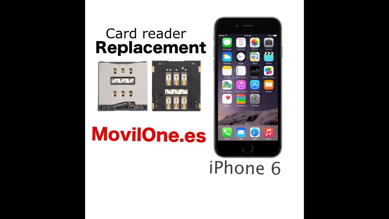 Sim Card Reader Replacement Iphone 6 Youtube