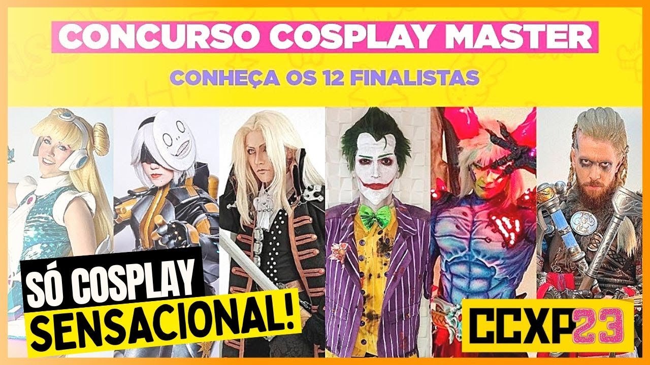 CCXP23 revela os 12 finalistas do Concurso Cosplay Master