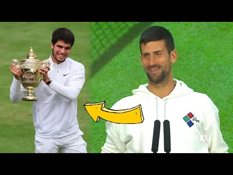 Novak Djokovic "Alcaraz is the Best player in the world" - Wimbledon 2023