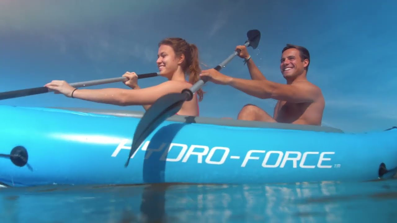 Hydro-Force Cove Champion Inflatable Kayak Set