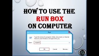 HOW TO USE THE ( RUN BOX ) ON COMPUTER IN HINDI