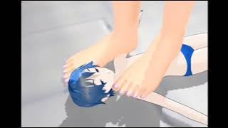 MMD giantess - Misadventures in the bathroom