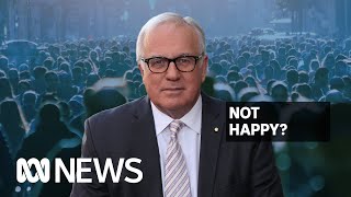 Does a good economy = happiness? Alan Kohler checks the figures | ABC News