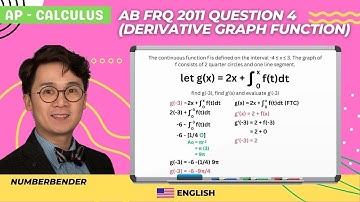 AP Calculus AB FRQ 2011 Question 4