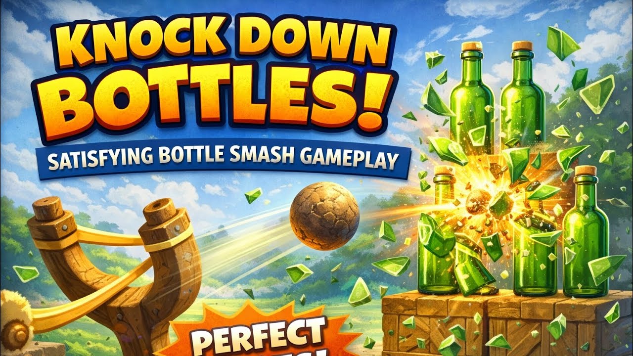 Knock Down Bottles | Satisfying Bottle Smash Gameplay \\ on Pro Play Pk 