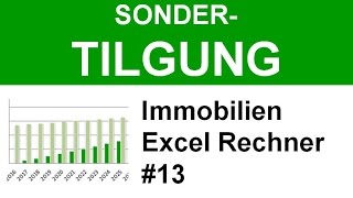 10 000 Sondertilgung Zinsen Reduzieren Excel Tool 13 Youtube