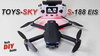 TOYSKY S-188 NEW RELEASED ENTRY LEVEL DRONE |  REVIEW | FLIGHT TEST | DJI VIDEO QUALITY  😲?