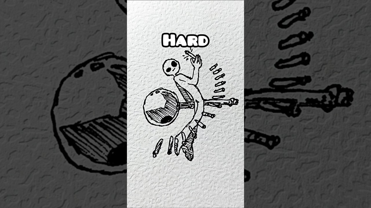 Drawing StickMan in different level #shorts #anime #drawing #stickman #fyp