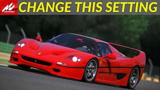 The Setting You All NEED To Change In Assetto Corsa - FOV -  PLUS Ferrari F50 - Download Links 2023