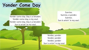 Yonder 3 Part Harmony