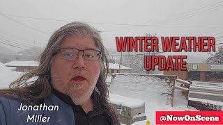 Winter Weather in Charleston, West Virginia #winterstorm #weatherupdate #charleston #crosslanes