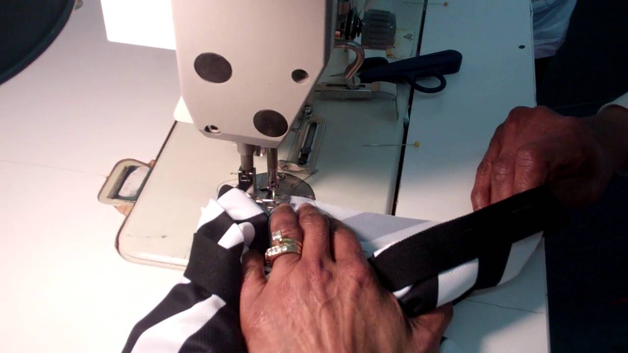 SEW A RIB KNIT INTO A V NECK YouTube