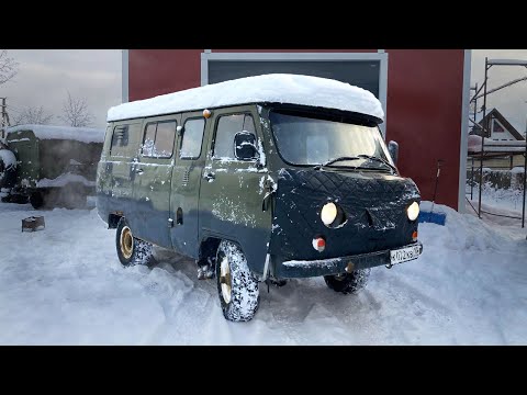 Видео: 400 км на старой БУХАНКЕ  / Купили УАЗ на Новый год!