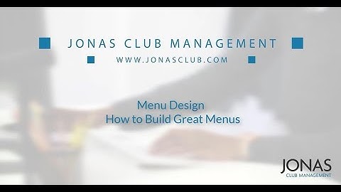 Point of Sale - Menu Design: How to Build Great Menus